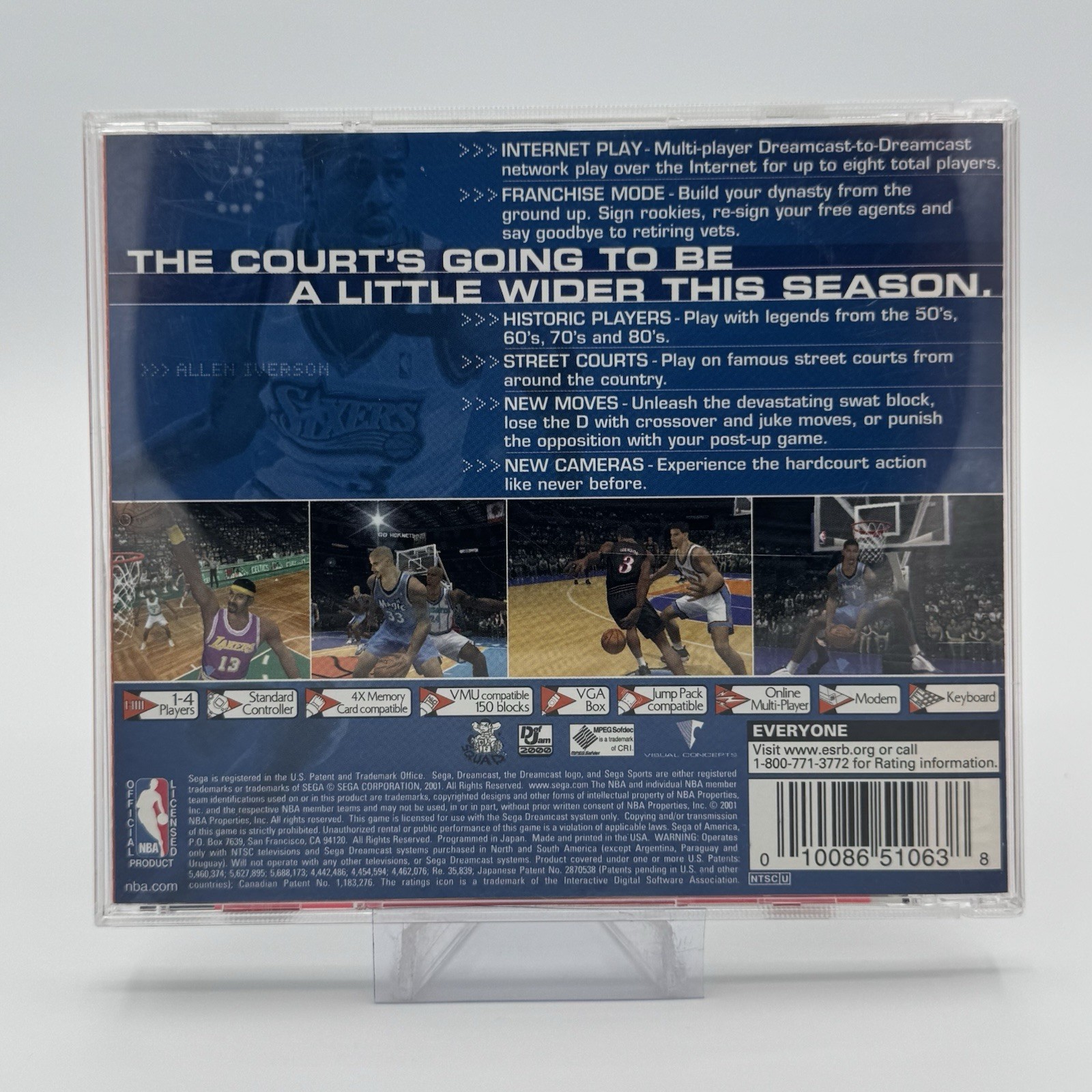 NBA 2K1 - Sega All Stars - Dreamcast — photo 2