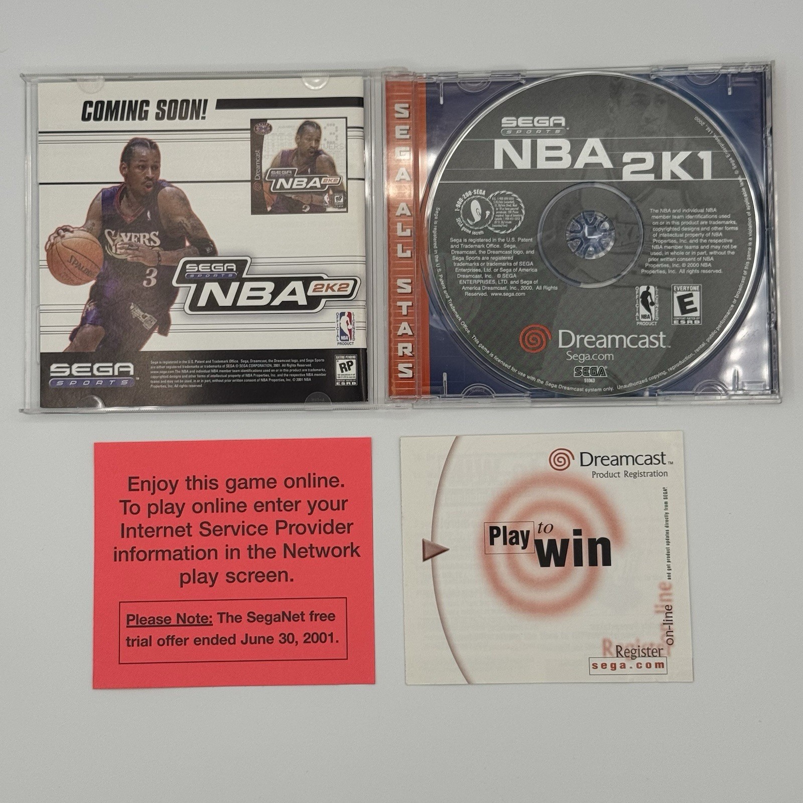 NBA 2K1 - Sega All Stars - Dreamcast — photo 3