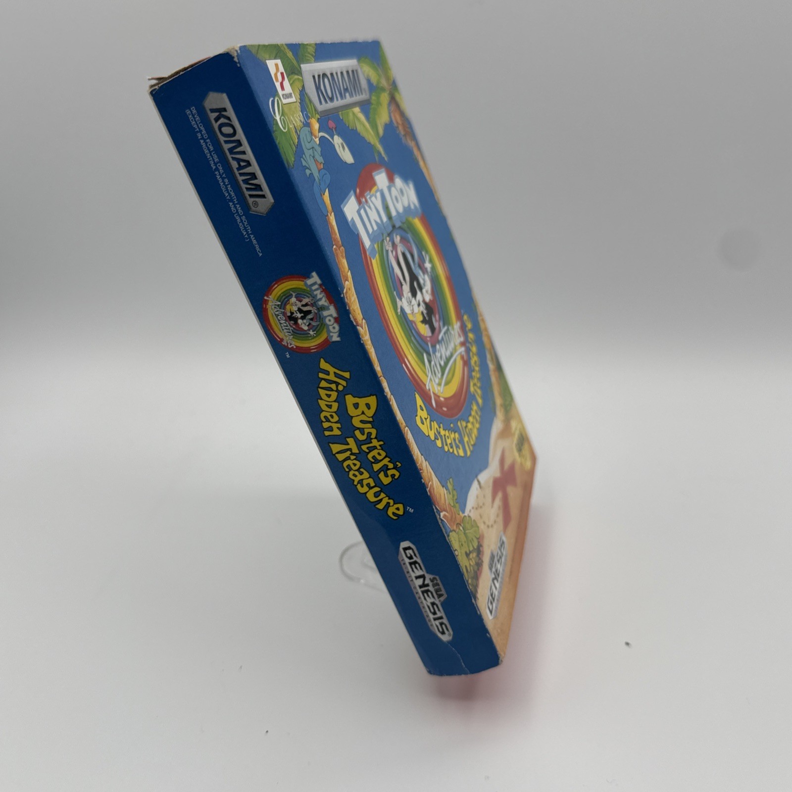 Tiny Toon Adventures Buster's Hidden Treasure Sega Genesis Cardboard Box — photo 4
