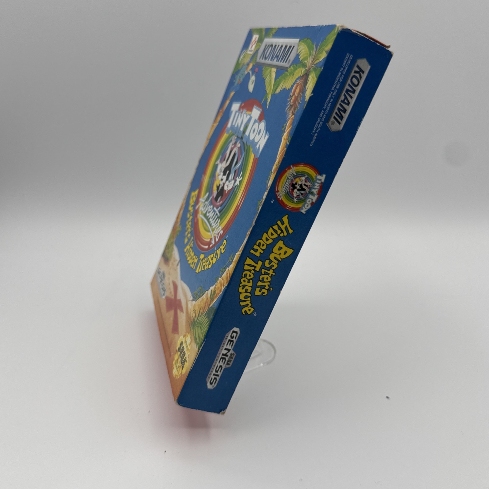 Tiny Toon Adventures Buster's Hidden Treasure Sega Genesis Cardboard Box — photo 3