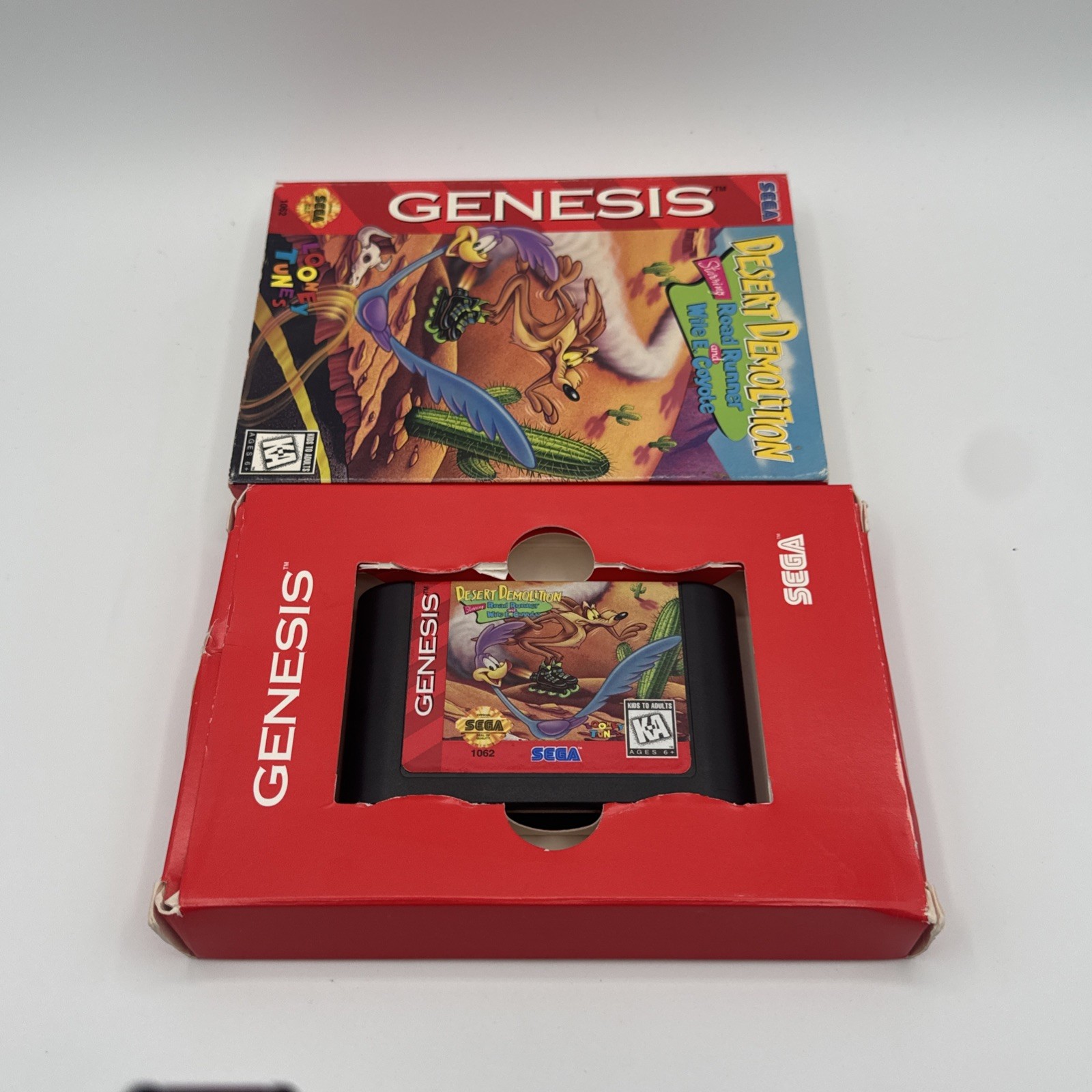 Desert Demolition Starring Road Runner and Wile E. Coyote - Sega Genesis — photo 5