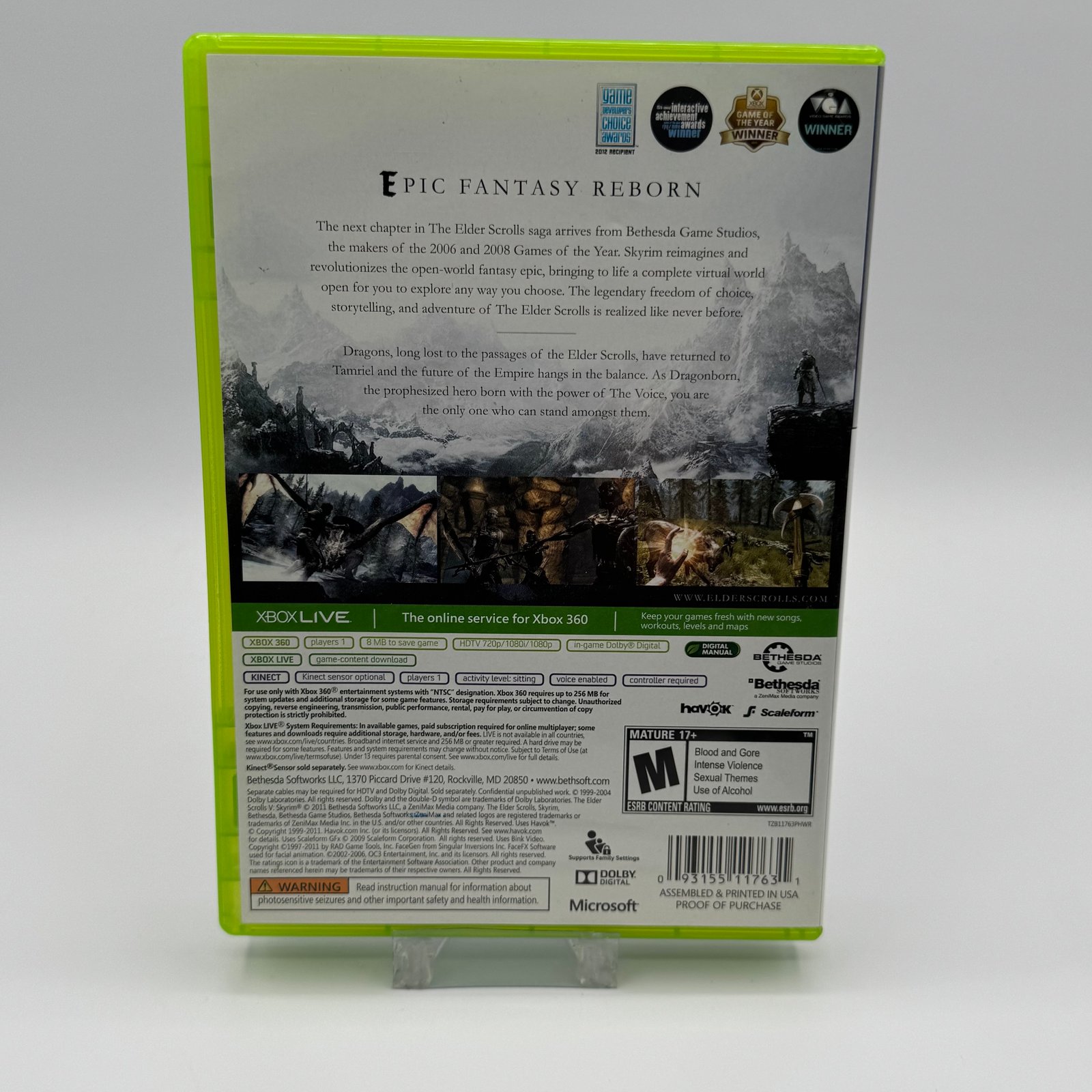Elder Scrolls V: Skyrim - Platinum Hits - Xbox 360 — photo 2