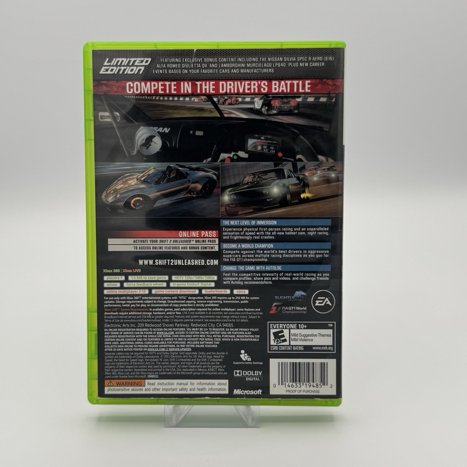 Shift 2: Unleashed - Limited Edition - Xbox 360 — photo 2