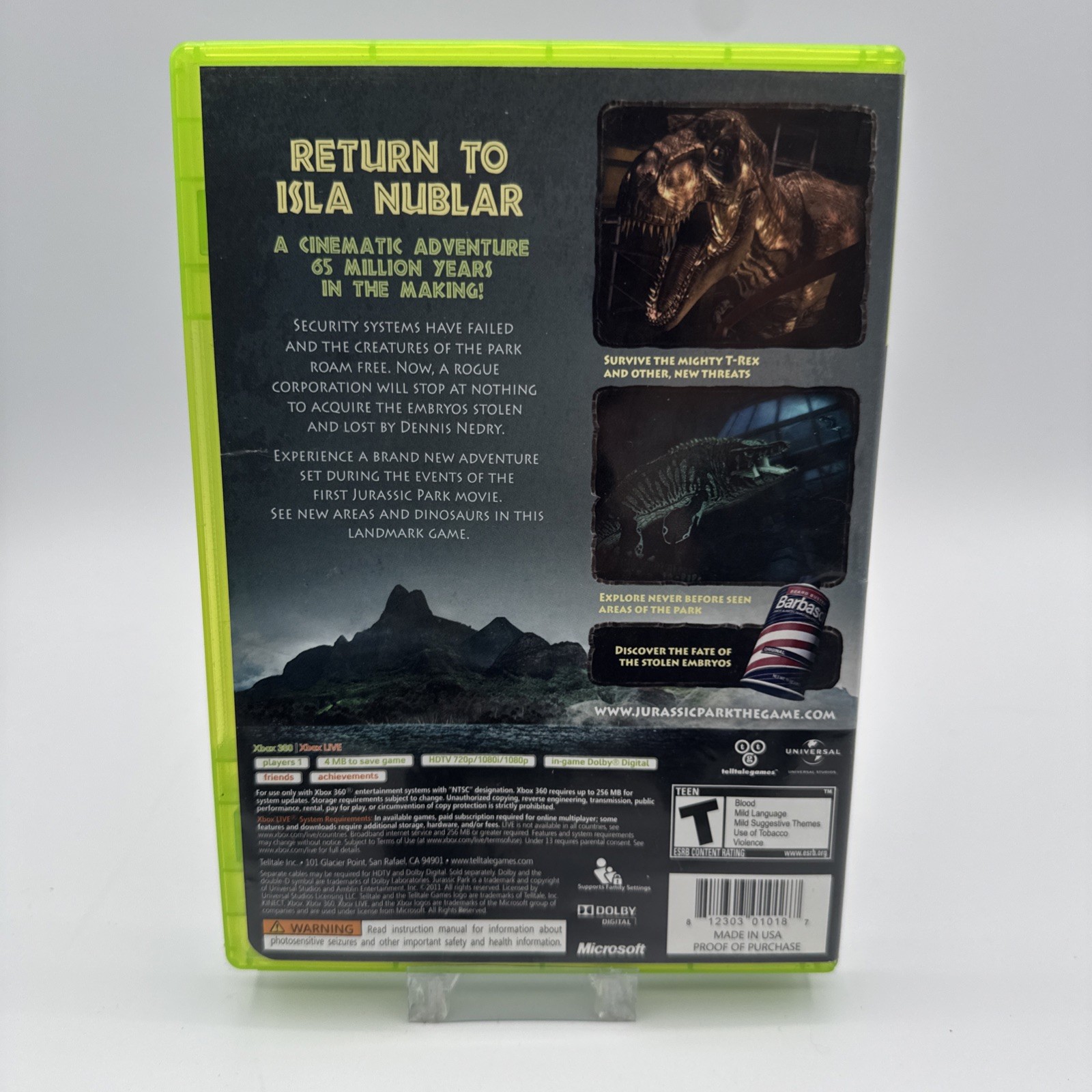 Jurassic Park: The Game - Xbox 360 — photo 2