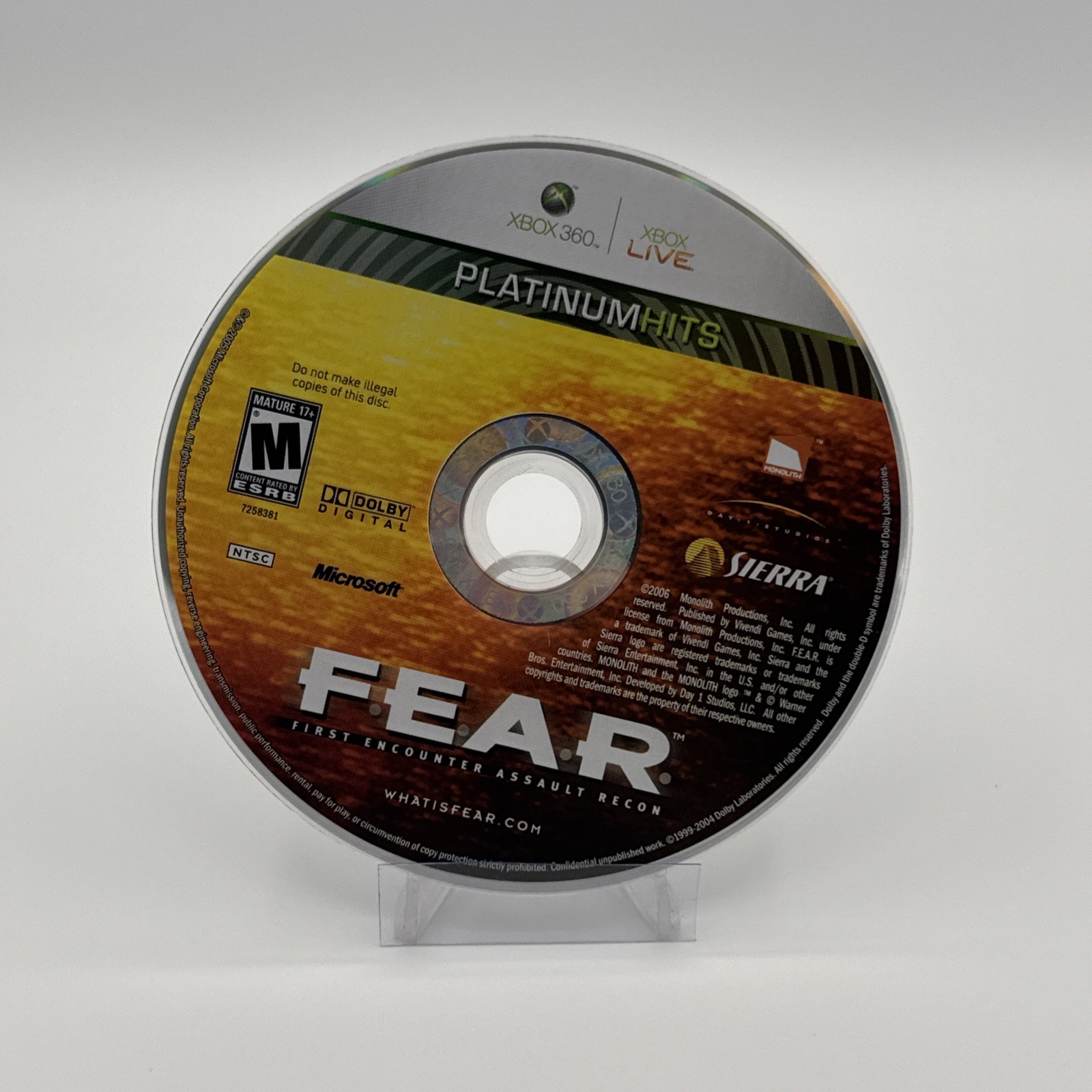 F.E.A.R. - Platinum Hits - Xbox 360 — photo 4