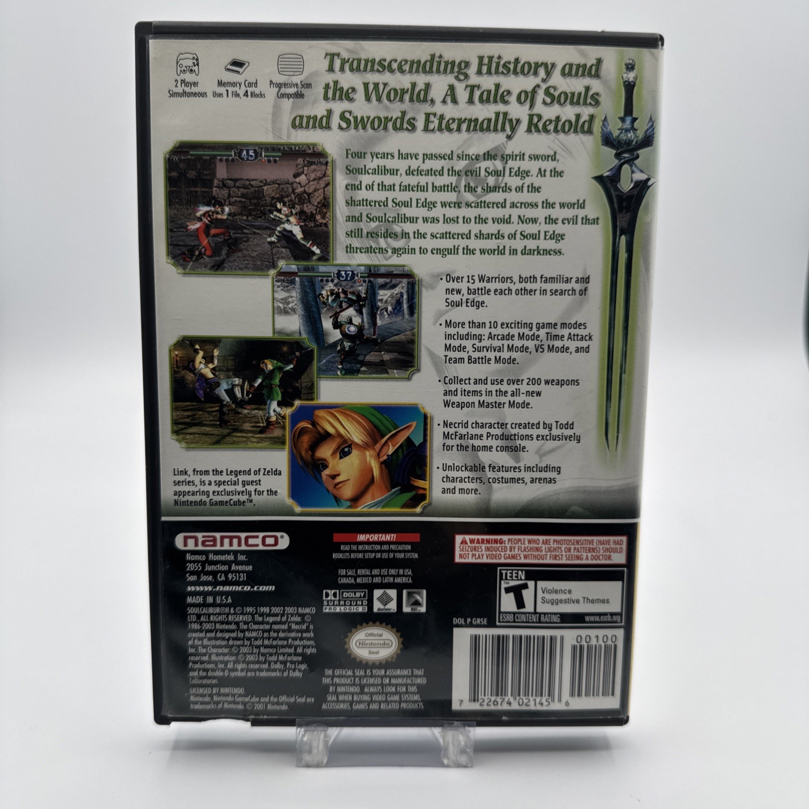 Soul Calibur II - Player's Choice - GameCube — photo 4