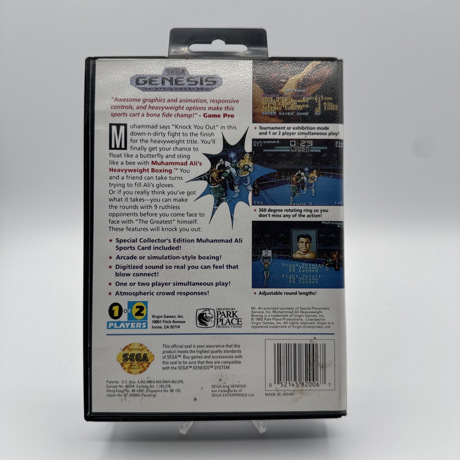 Muhammad Ali Heavyweight Boxing - Sega Genesis — photo 2