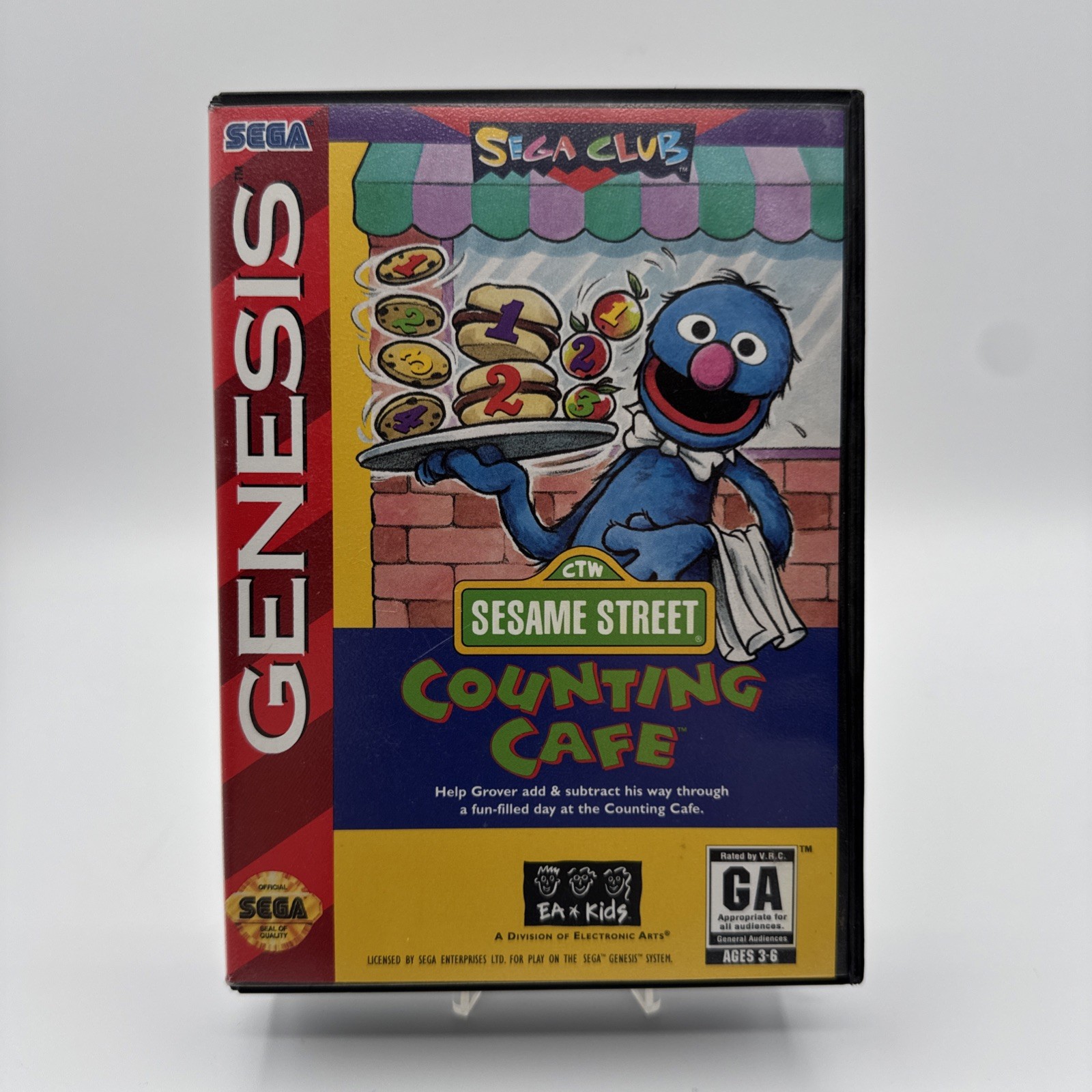 Sesame Street Counting Cafe - Sega Genesis