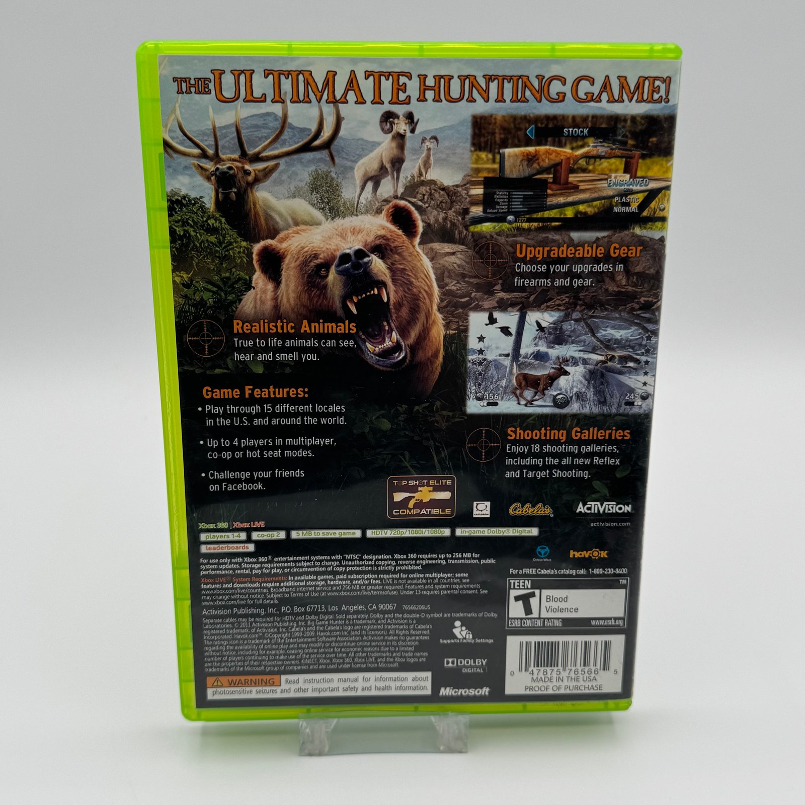 Cabela's Big Game Hunter 2012 - Xbox 360 — photo 2