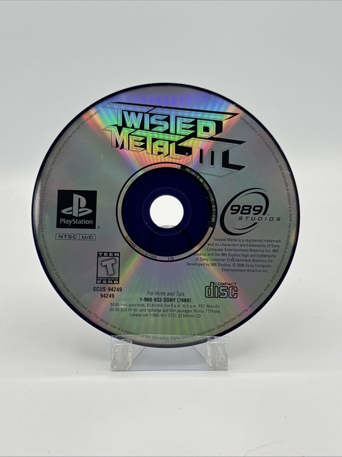 Twisted Metal 3 - PlayStation - Greatest Hits — photo 4
