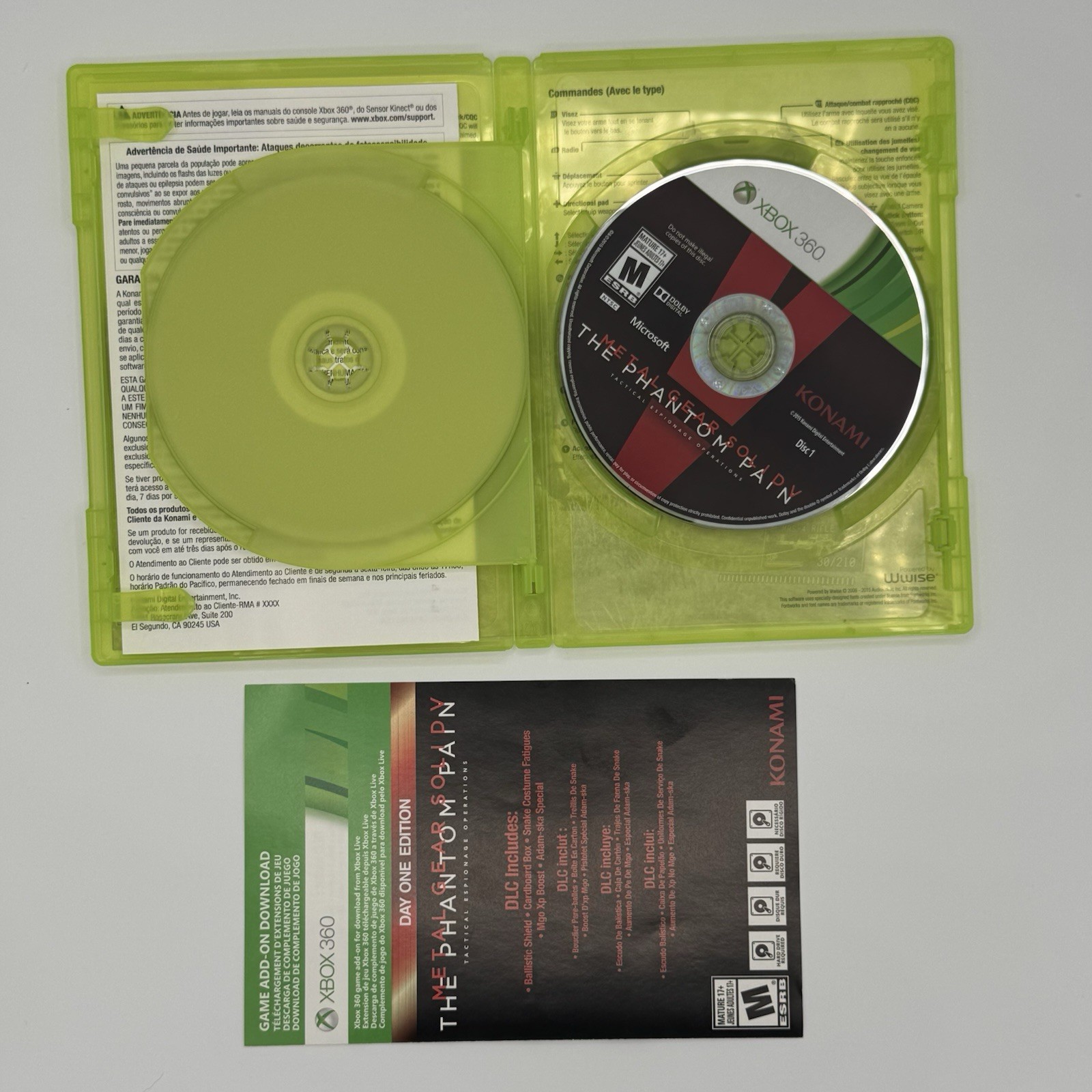 Metal Gear Solid V: The Phantom Pain - Day One Edition - Xbox 360 — photo 4