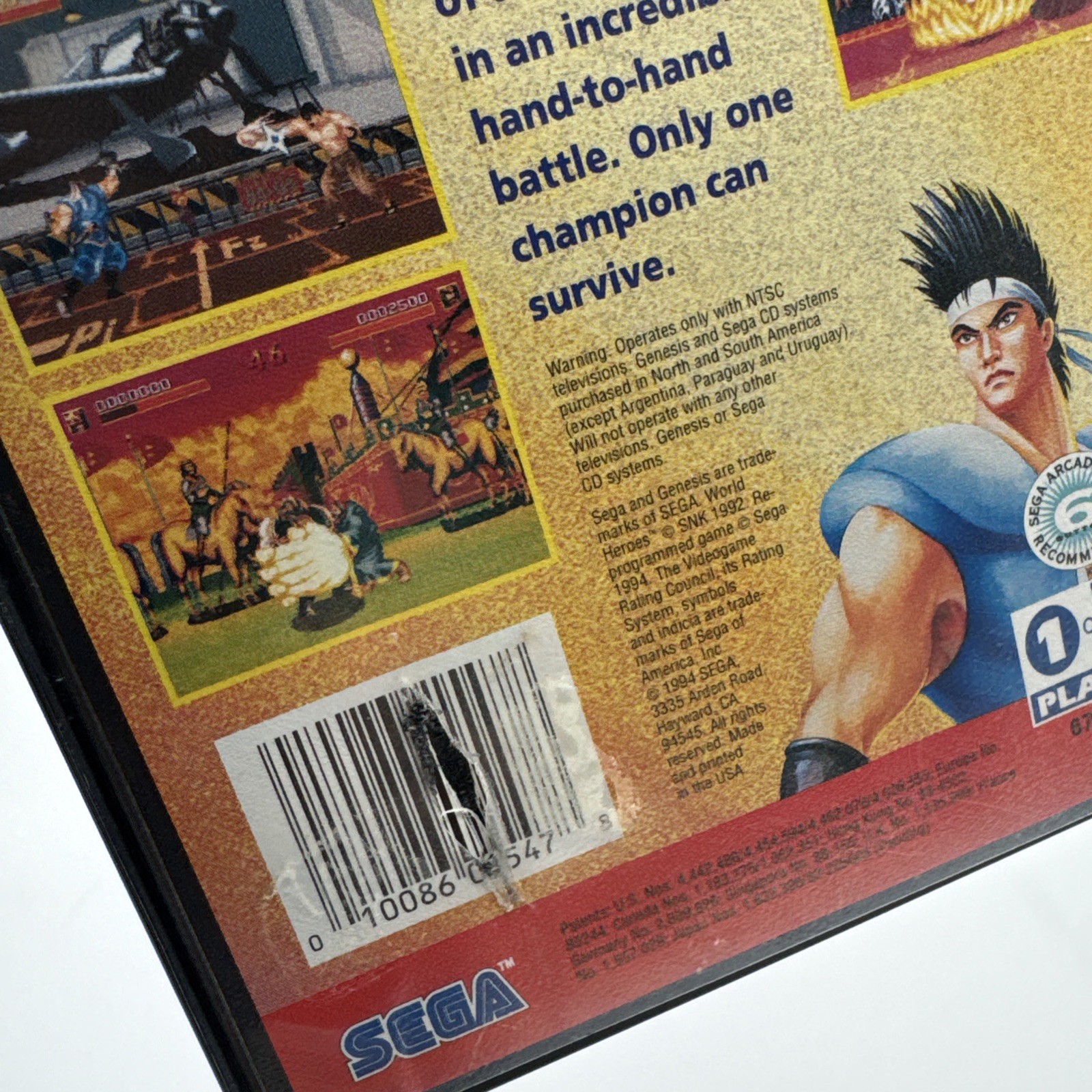 World Heroes - Sega Genesis — photo 5