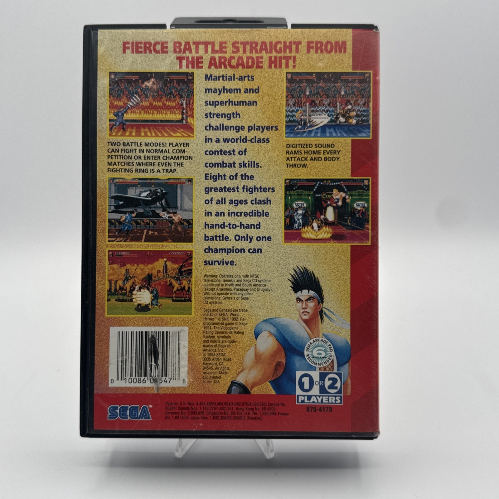 World Heroes - Sega Genesis — photo 2