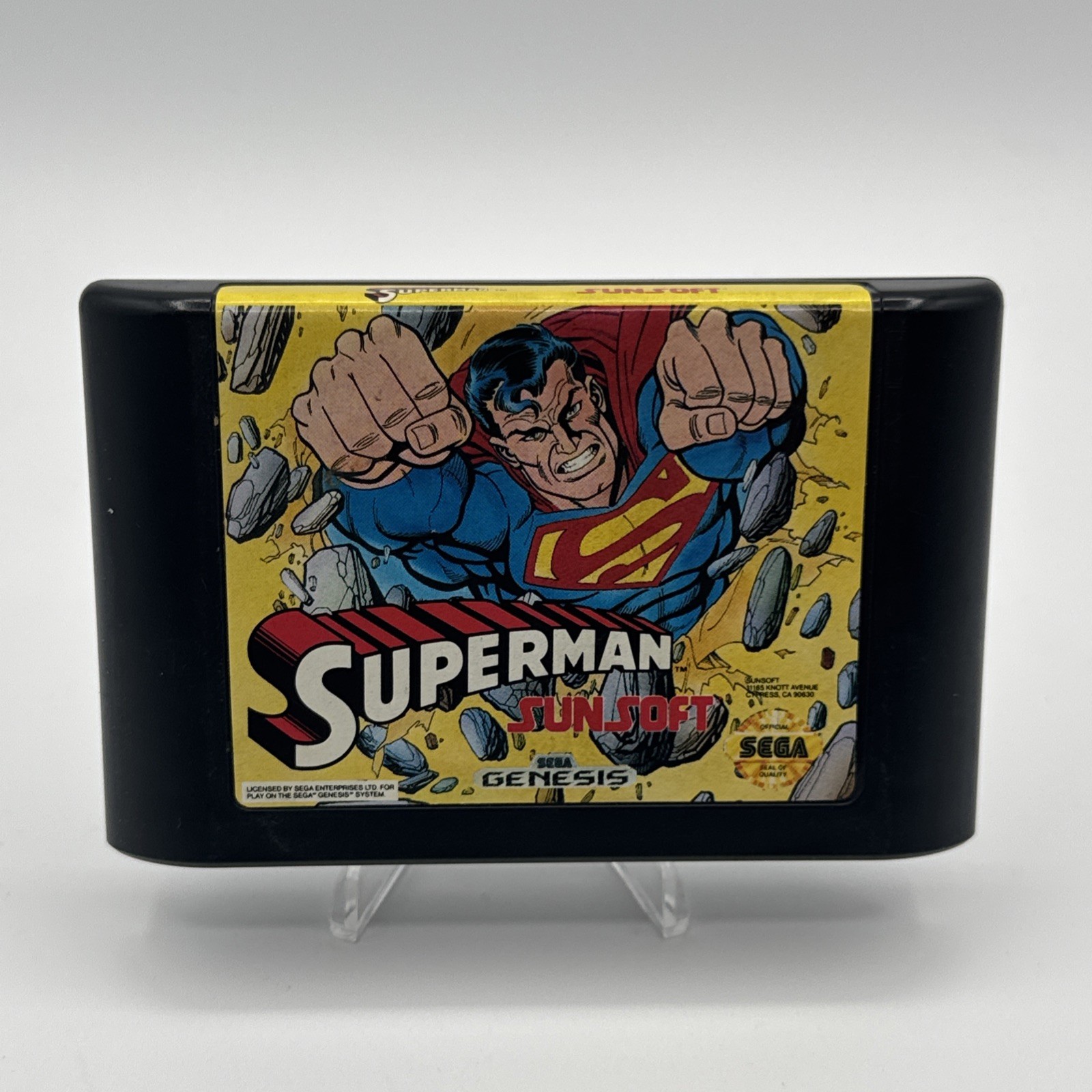 Superman - Sega Genesis - Case and Game - No Manual — photo 4