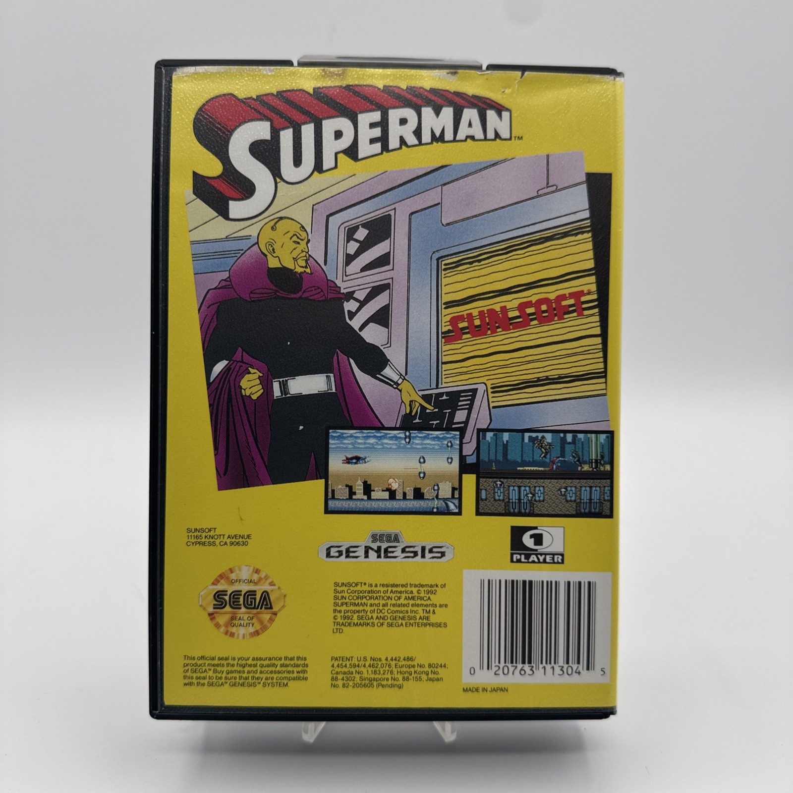Superman - Sega Genesis - Case and Game - No Manual — photo 2
