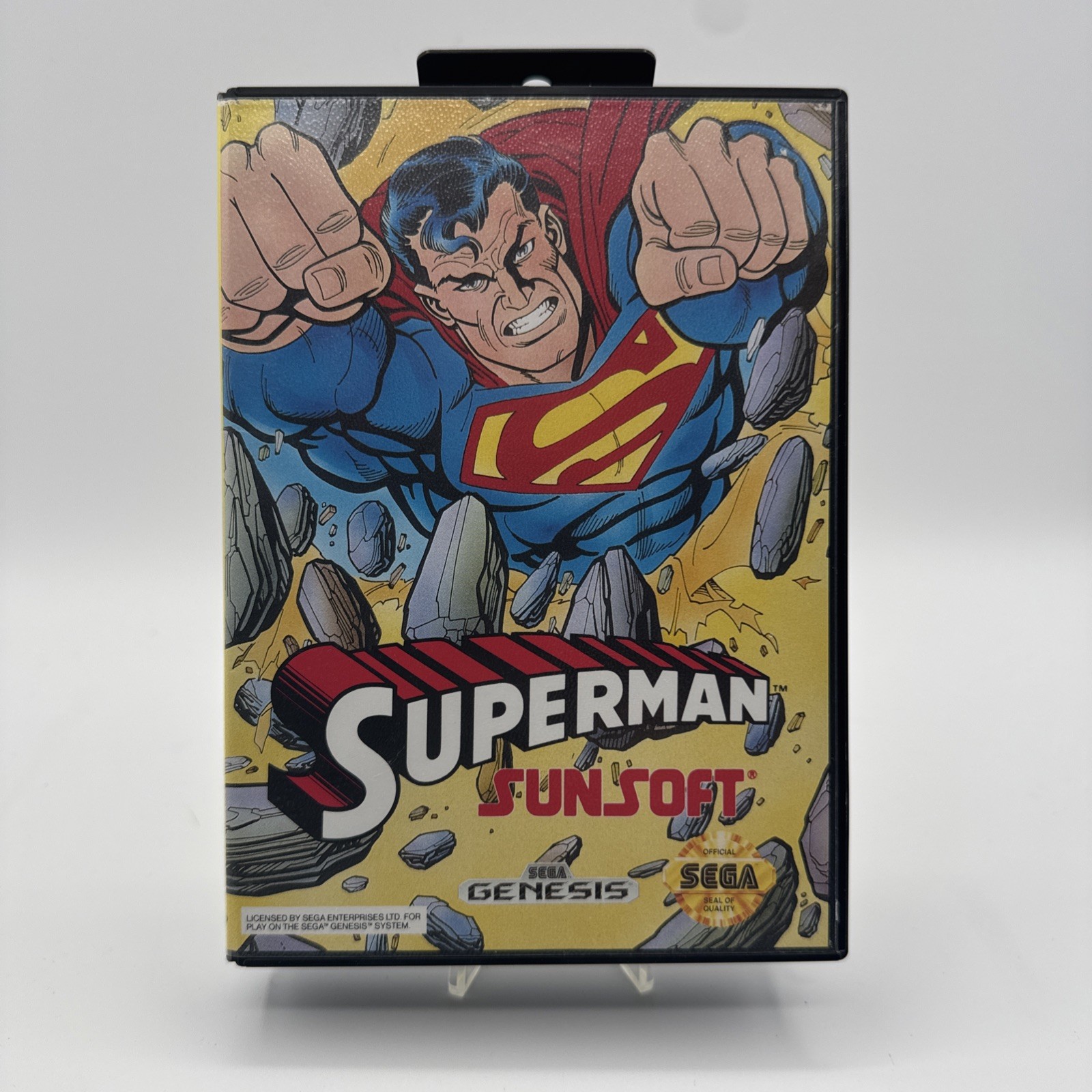 Superman - Sega Genesis - Case and Game - No Manual
