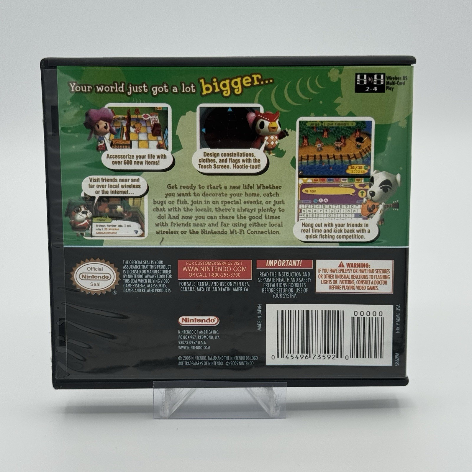 Animal Crossing Wild World - Nintendo DS - Complete - Tested, Working — photo 2