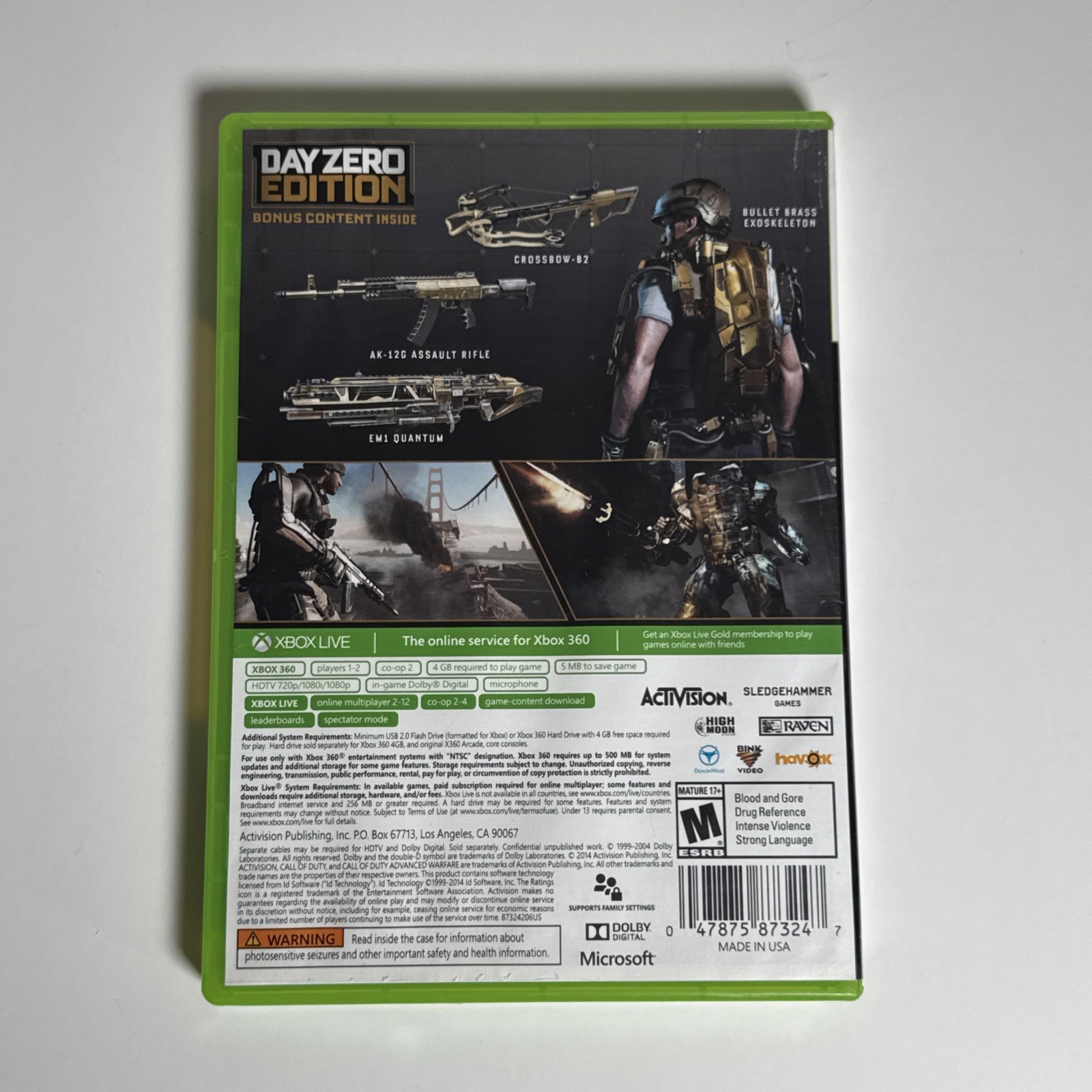 Call of Duty Advanced Warfare - Day Zero - Xbox 360 — photo 2