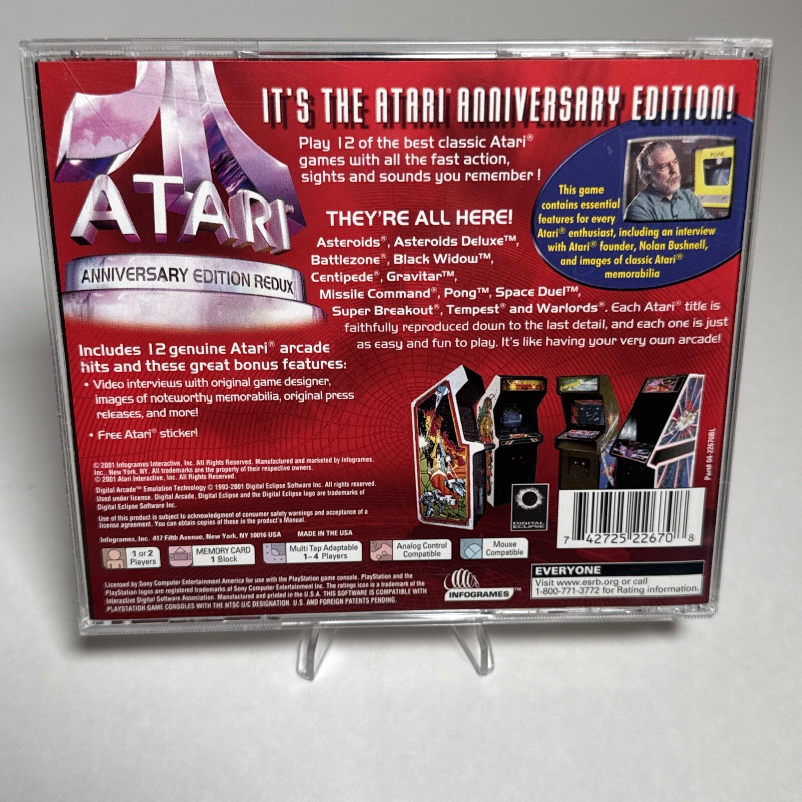 Atari - Anniversary Edition Redux - PlayStation — photo 2